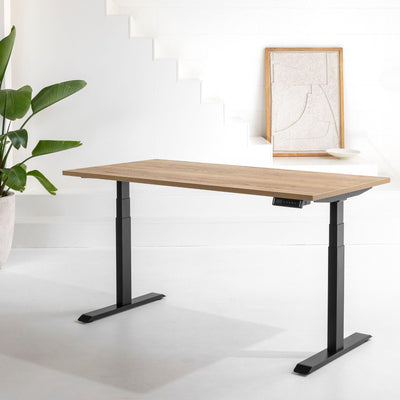 Elektriski augstumā regulējams galds Prestige Line – Antracīts / Balta / 120 x 65