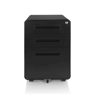 Metāla atvilktņu bloks ADVANCE, slēdzams, uz riteņiem - Ergostock.lv