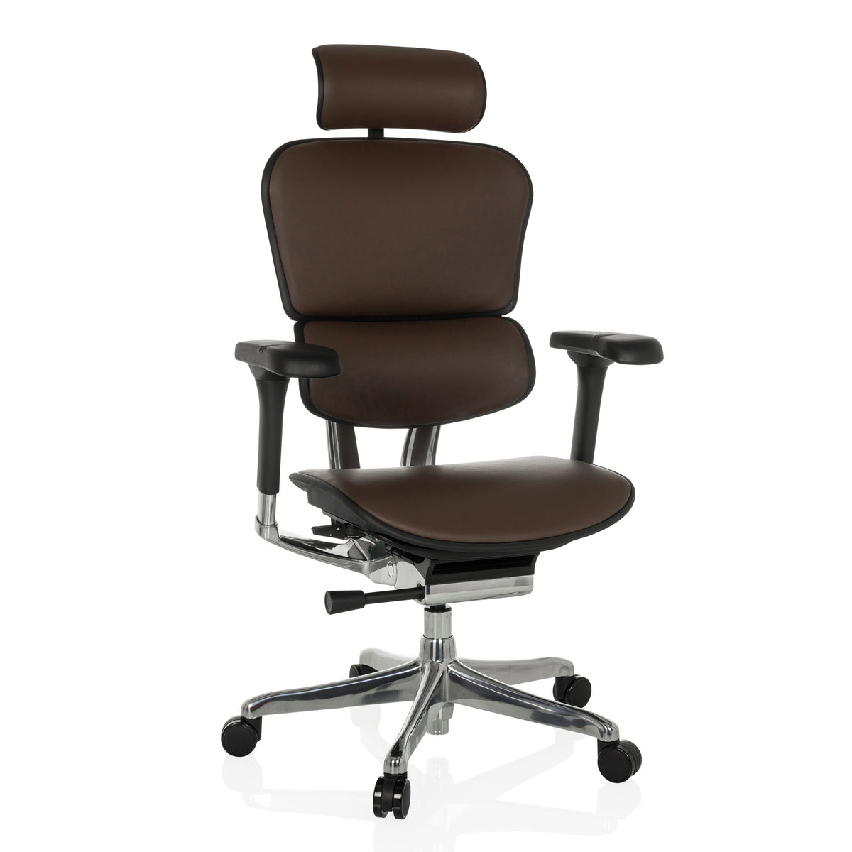 Biroja krēsls Ergohuman ELITE DARK BROWN LEATHER
