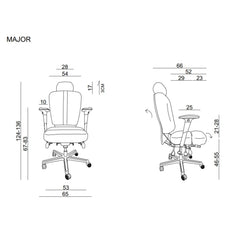 24 stundu krēsls MAJOR - Ergostock.lv
