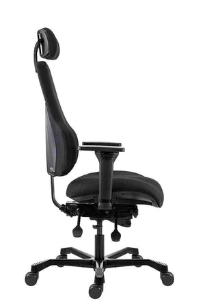 24h Biroja krēsls TAMPA, Bondai melna-Ergostock