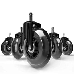 Biroja krēsla ritentiņi ULTRA SILENT 360°, diametrs 63 mm