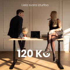 Elektriski augstumā regulējams galds Prestige Line - Ergostock.lv