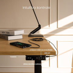 Elektriski augstumā regulējams galds Unico Line - Ergostock.lv