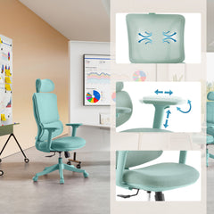 Biroja krēsls ERGOMY COLORE II, piparmētru zaļš OUTLET