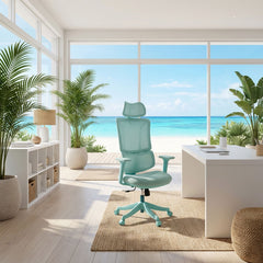 Biroja krēsls ERGOMY COLORE II, piparmētru zaļš OUTLET