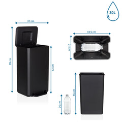 Atkritumu tvertne CLEAN NATURA 30 L