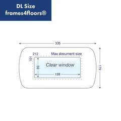 Industriālas kvalitātes grīdas marķējumi Frames4Floors DL 10 gab dzelteni - Ergostock.lv
