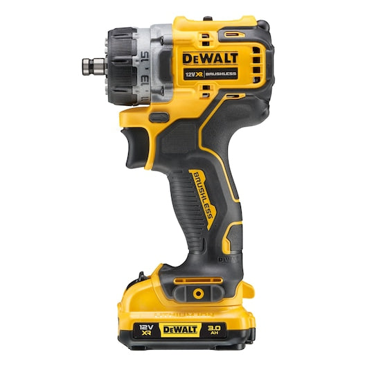 DeWalt DCD703L2T-QW Akumulatora Skrūvgriezis/Urbjmašīna 2x3Ah 12V - Ergostock.lv