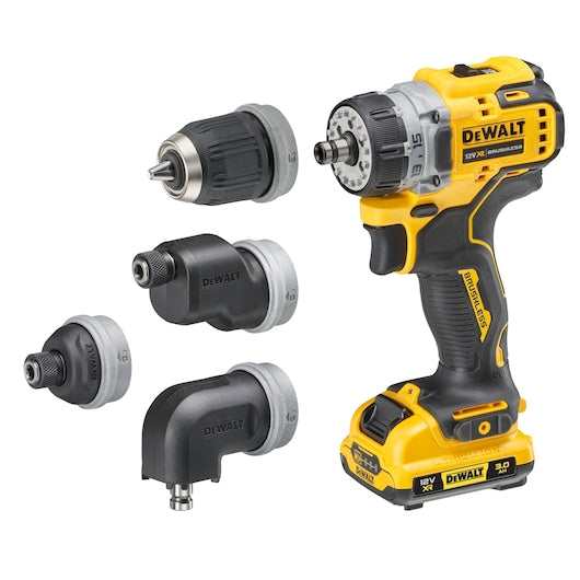 DeWalt DCD703L2T-QW Akumulatora Skrūvgriezis/Urbjmašīna 2x3Ah 12V - Ergostock.lv