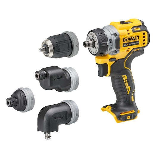 DeWalt DCD703NT-XJ Akumulatora Skrūvgriezis/Urbjmašīna Bez Akumulatora Un Lādētāja 12V - Ergostock.lv