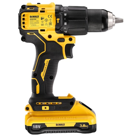 DeWalt DCD709L2T-QW Akumulatora Triecienurbjmašīna/ Triecienskrūvgriezis 18V 2x3Ah - Ergostock.lv