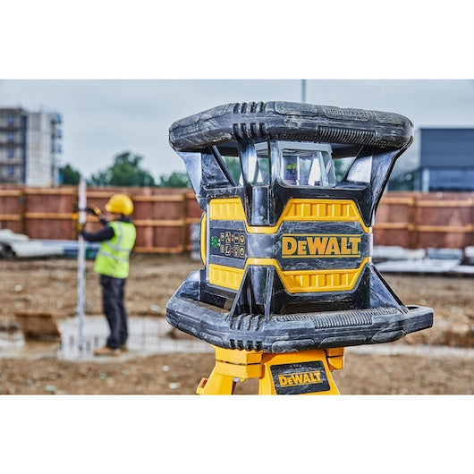 DeWalt DCE080D1GS-QW Pašlīmeņojošs lāzera rotācijas līmeņrādis - Ergostock.lv