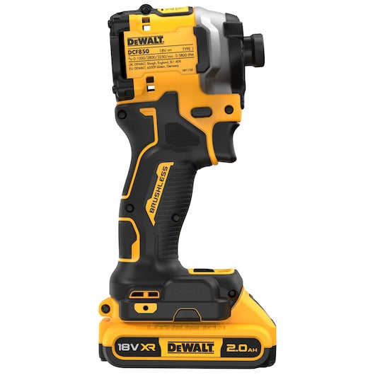 DeWalt DCF850D2T-QW Akumulatora Triecienskrūvgriezis 18V 2x2Ah - Ergostock.lv