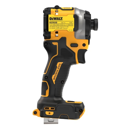 DeWalt DCF850NT-XJ Akumulatora Triecienskrūvgriezis Bez Akumulatora Un Lādētāja 18V - Ergostock.lv