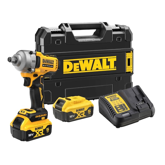 DeWalt DCF891P2T-QW Akumulatora Trieciena Uzgriežņu Atslēga 2x5Ah 18V - Ergostock.lv