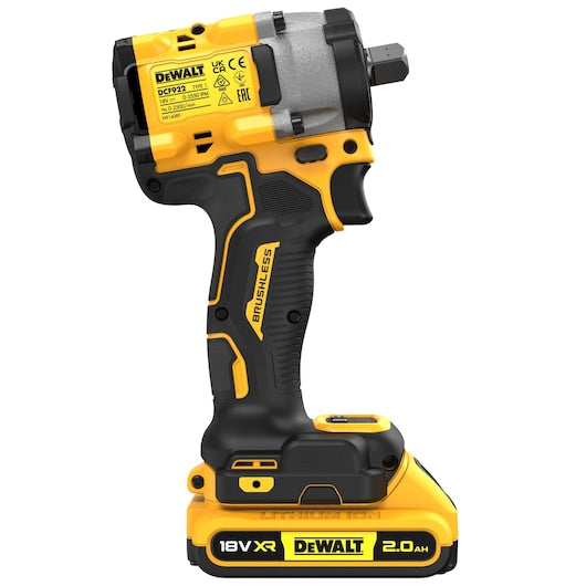 DeWalt DCF922D2T-QW Akumulatora Trieciena Uzgriežņu Atslēga 2x2Ah 18V - Ergostock.lv