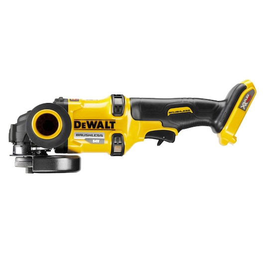 DeWalt DCG418N-XJ Akumulatora Leņķa Slīpmašīna Bez Akumulatora Un Lādētāja 54V - Ergostock.lv