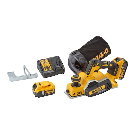 DeWalt DCP580P2-QW Akumulatora Ēvele 2x5Ah 18V - Ergostock.lv