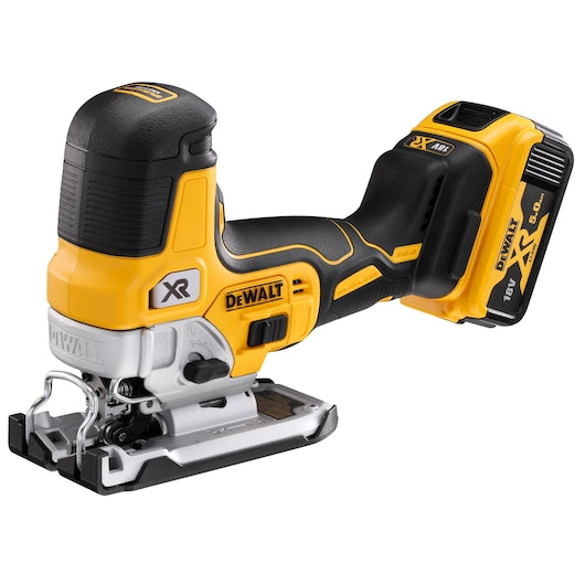 DeWalt DCS335P2-QW Akumulatora Figūrzāģis 5Ah 18V - Ergostock.lv