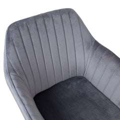 Krēsls EVELIN pelēks-Ergostock