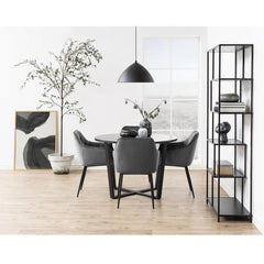 Krēsls BROOKE 55x58xH83cm tumši pelēks-Ergostock