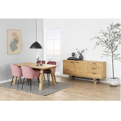 Krēsls BROOKE 55x58xH83 VIC audums koraļļi 76AC raupjš pulverkrāsojums matēts melns kastē / 2 gab.-Ergostock