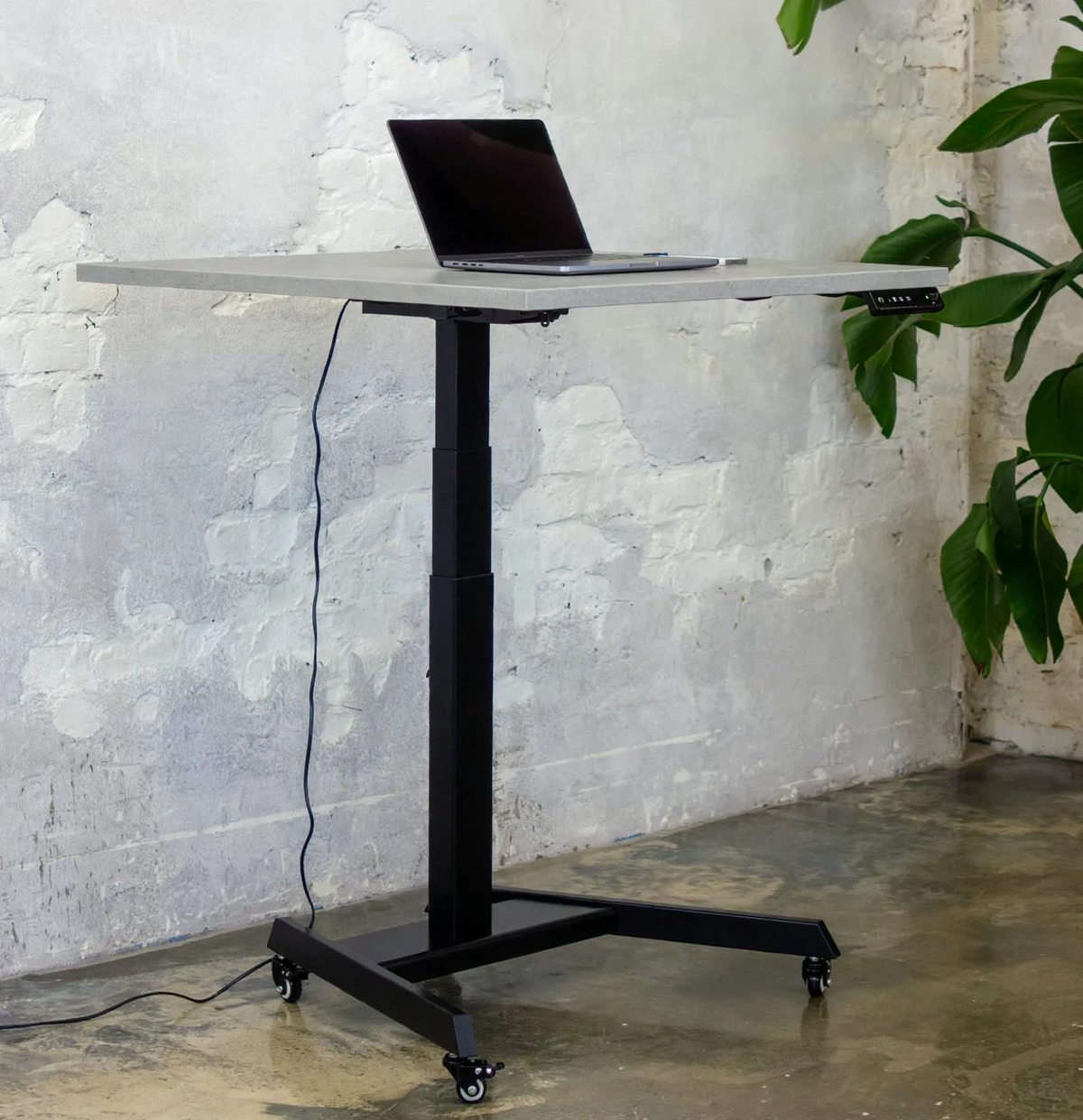 Elektriski augstumā regulējams galds FOKUS Single, 80x60cm