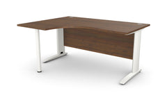 Biroja stūra galds ARETH CORNER, ar nosegpaneli-Ergostock