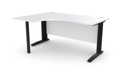 Biroja stūra galds ARETH CORNER, ar nosegpaneli-Ergostock