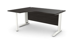 Biroja stūra galds ARETH CORNER, ar nosegpaneli-Ergostock