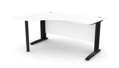 Biroja stūra galds ARETH CORNER, ar nosegpaneli-Ergostock