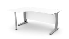 Biroja stūra galds ARETH CORNER, ar nosegpaneli-Ergostock