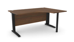 Biroja stūra galds ARETH CORNER, ar nosegpaneli-Ergostock