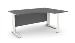 Biroja stūra galds ARETH CORNER, ar nosegpaneli-Ergostock