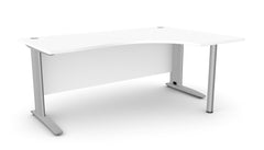 Biroja stūra galds ARETH CORNER, ar nosegpaneli-Ergostock