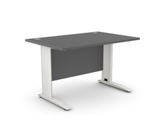 Biroja galds ARETH STANDARD, ar nosegpaneli-Ergostock