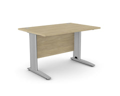 Biroja galds ARETH STANDARD, ar nosegpaneli-Ergostock