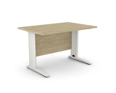 Biroja galds ARETH STANDARD, ar nosegpaneli-Ergostock