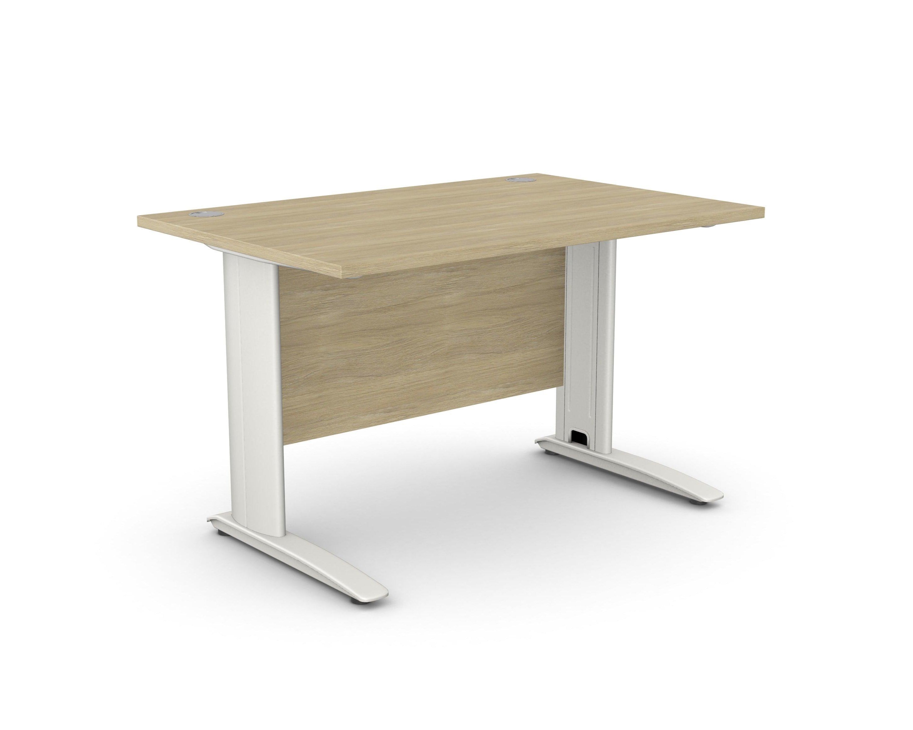 Biroja galds ARETH STANDARD, ar nosegpaneli-Ergostock