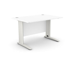 Biroja galds ARETH STANDARD, ar nosegpaneli-Ergostock