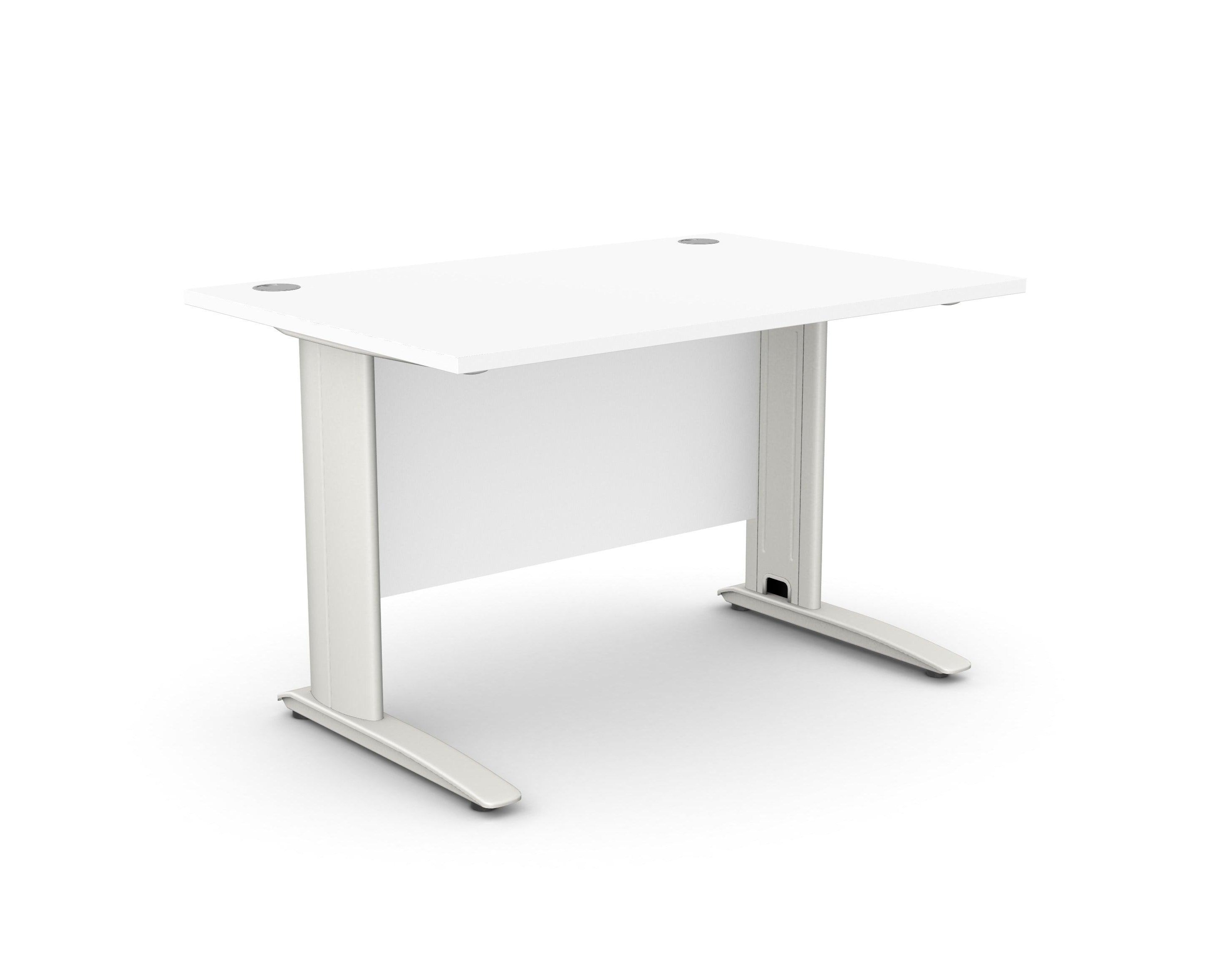 Biroja galds ARETH STANDARD, ar nosegpaneli-Ergostock