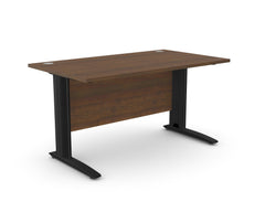 Biroja galds ARETH STANDARD, ar nosegpaneli-Ergostock