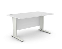 Biroja galds ARETH STANDARD, ar nosegpaneli-Ergostock