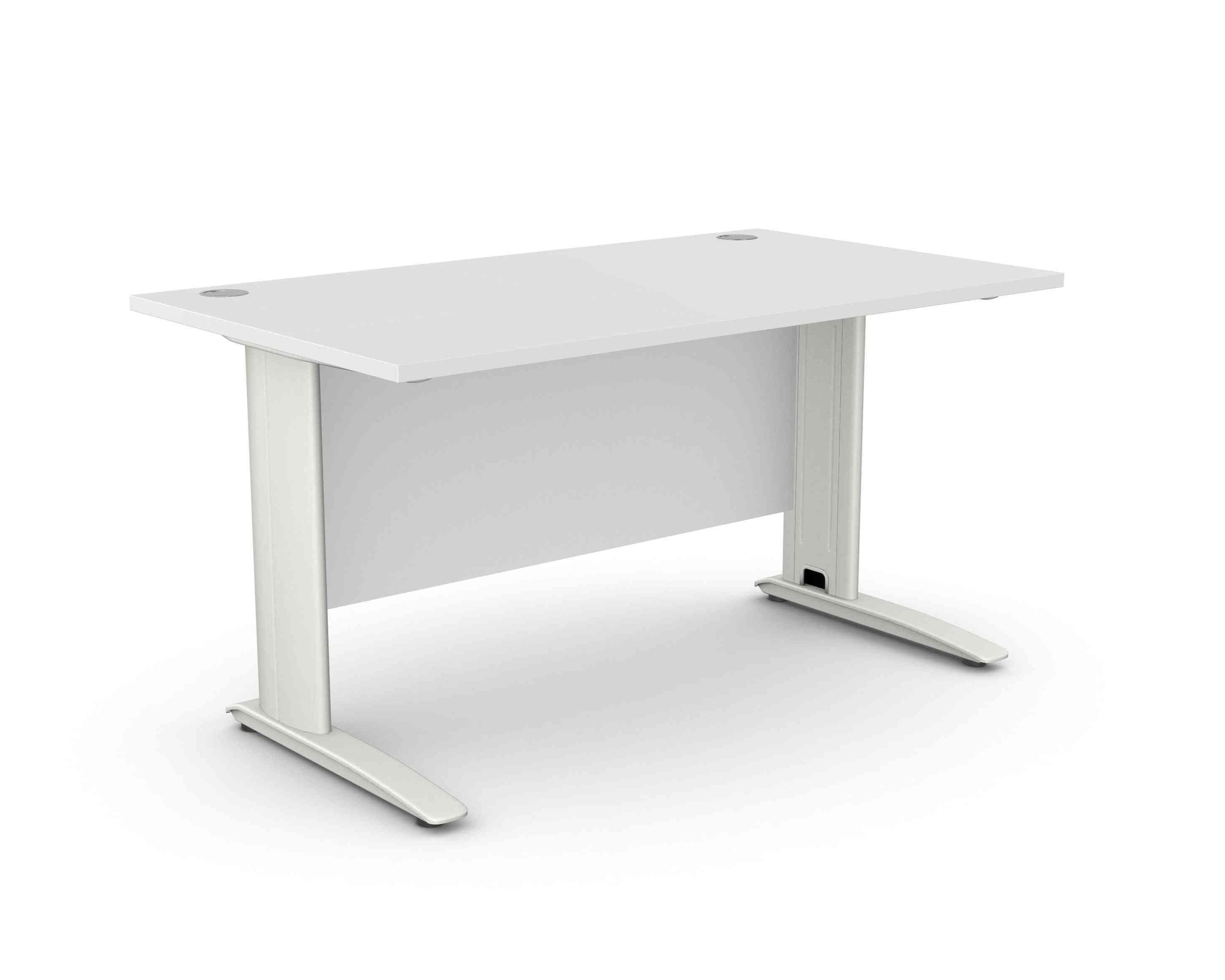 Biroja galds ARETH STANDARD, ar nosegpaneli-Ergostock