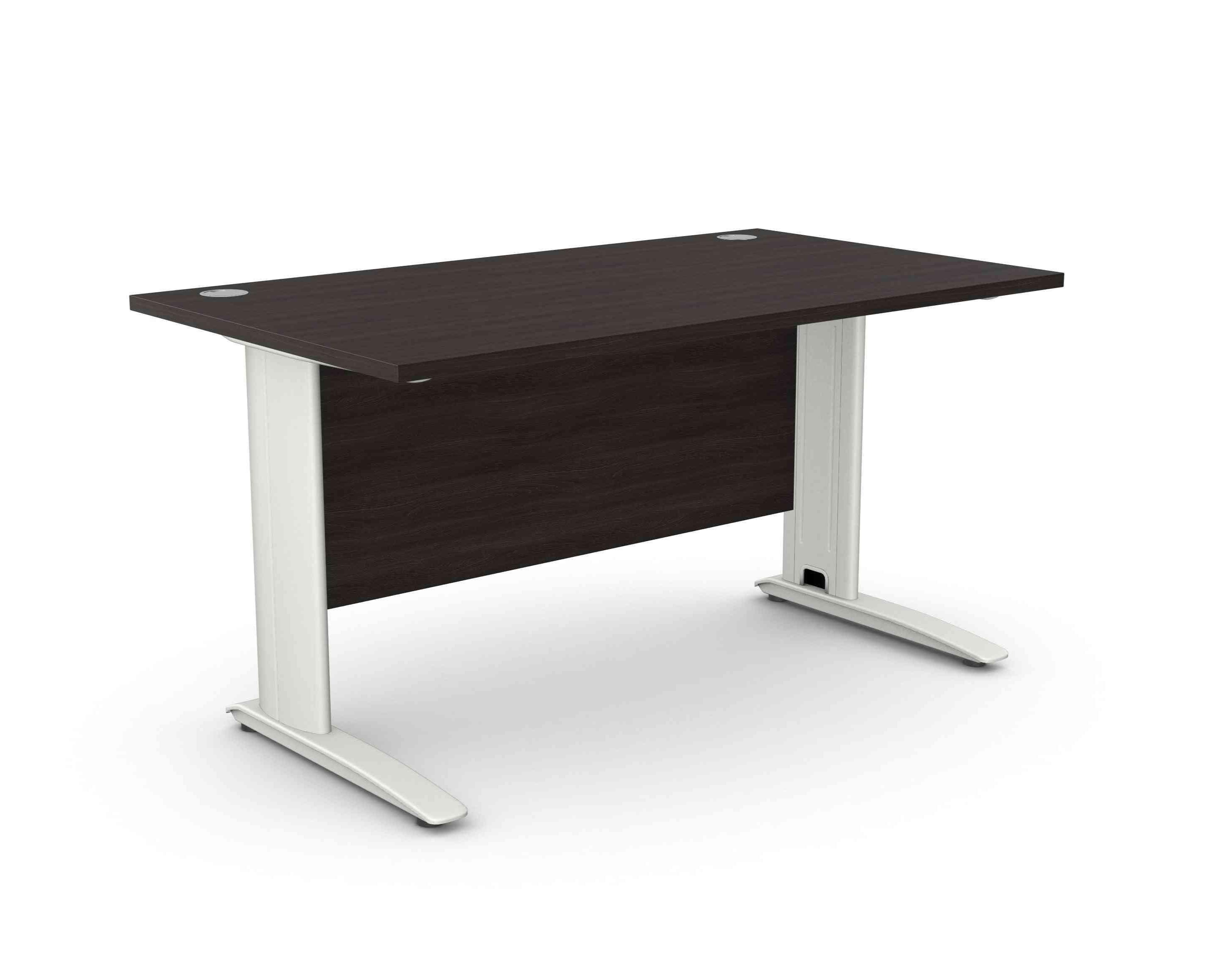 Biroja galds ARETH STANDARD, ar nosegpaneli-Ergostock