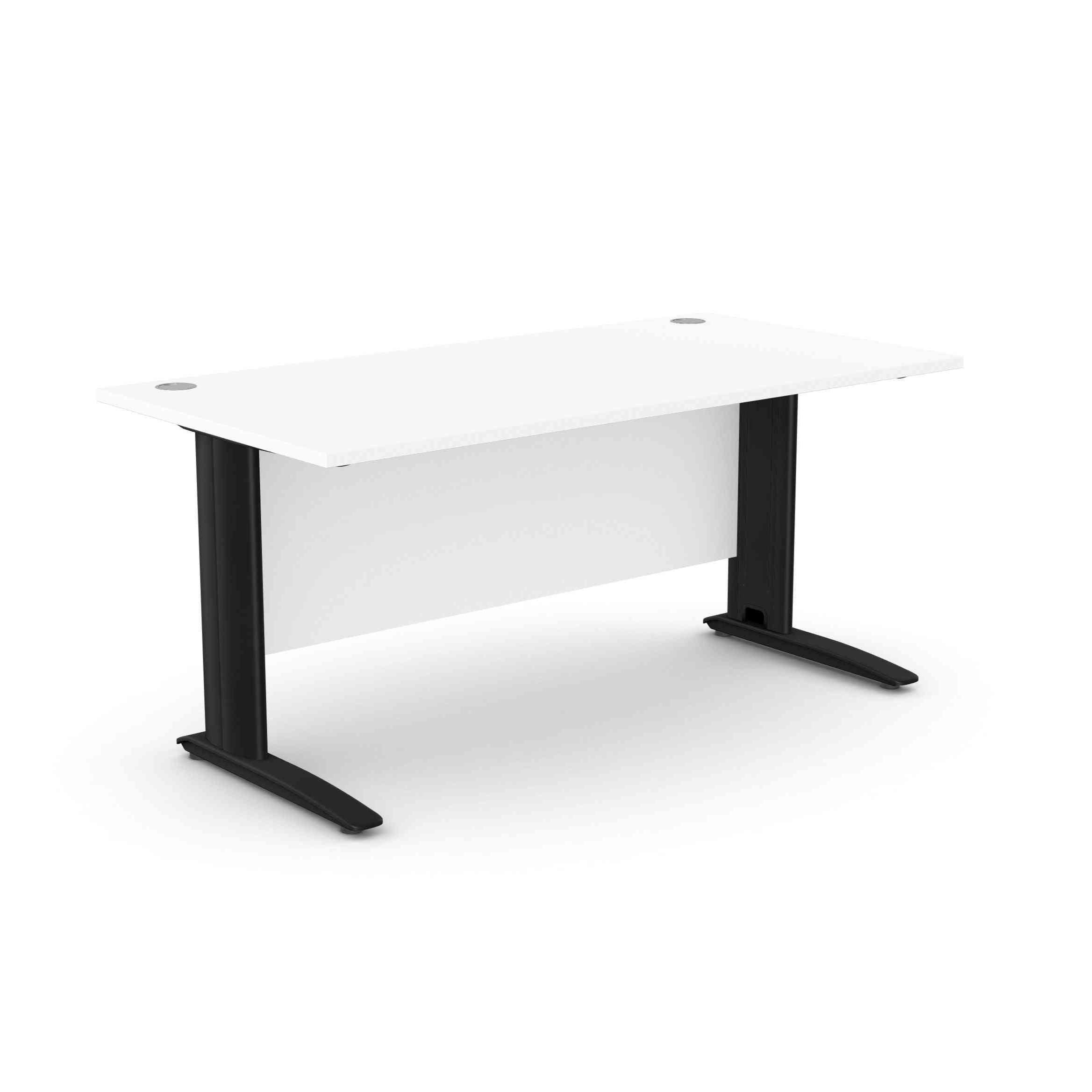 Biroja galds ARETH STANDARD, ar nosegpaneli-Ergostock