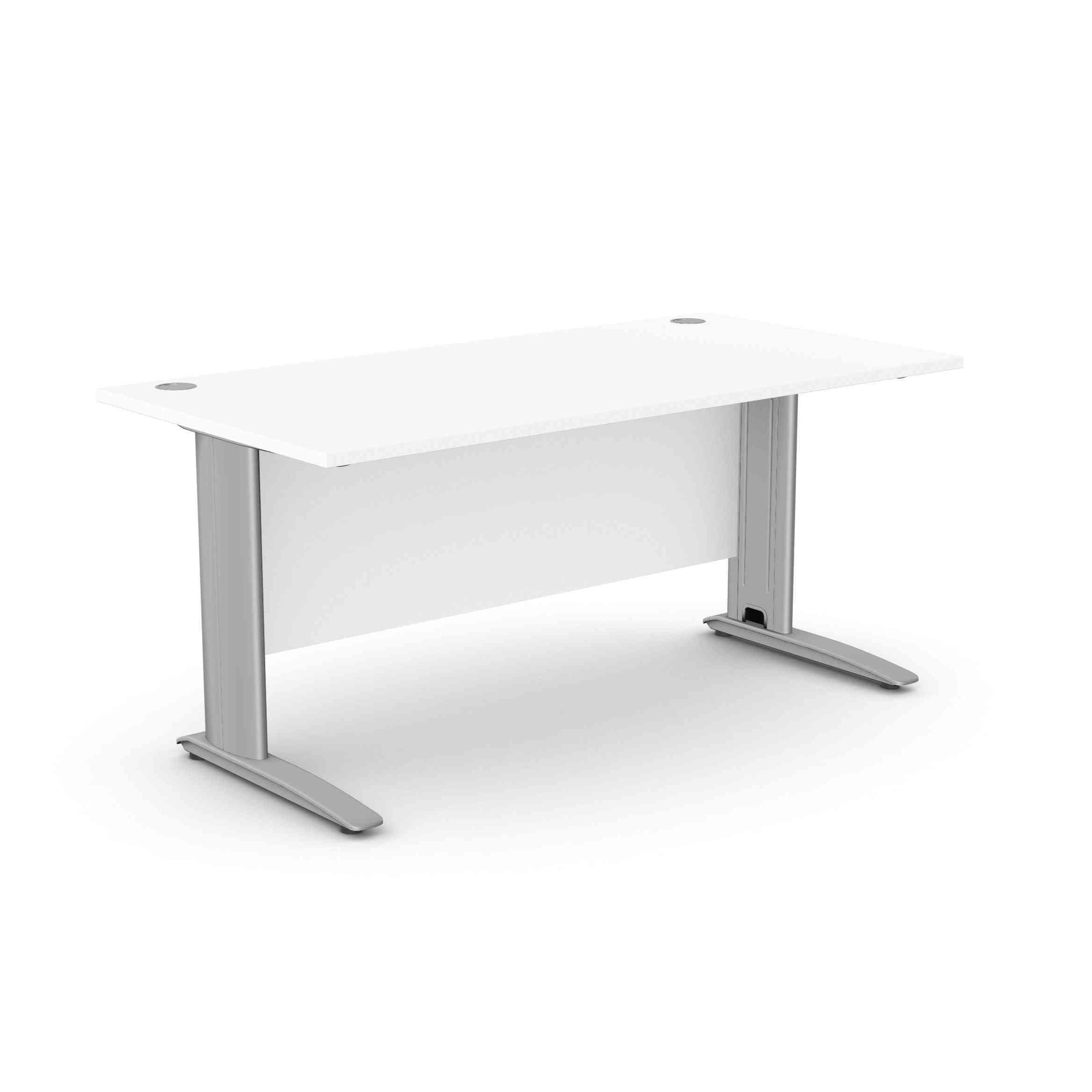 Biroja galds ARETH STANDARD, ar nosegpaneli-Ergostock