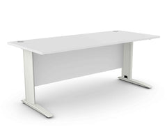 Biroja galds ARETH STANDARD, ar nosegpaneli-Ergostock