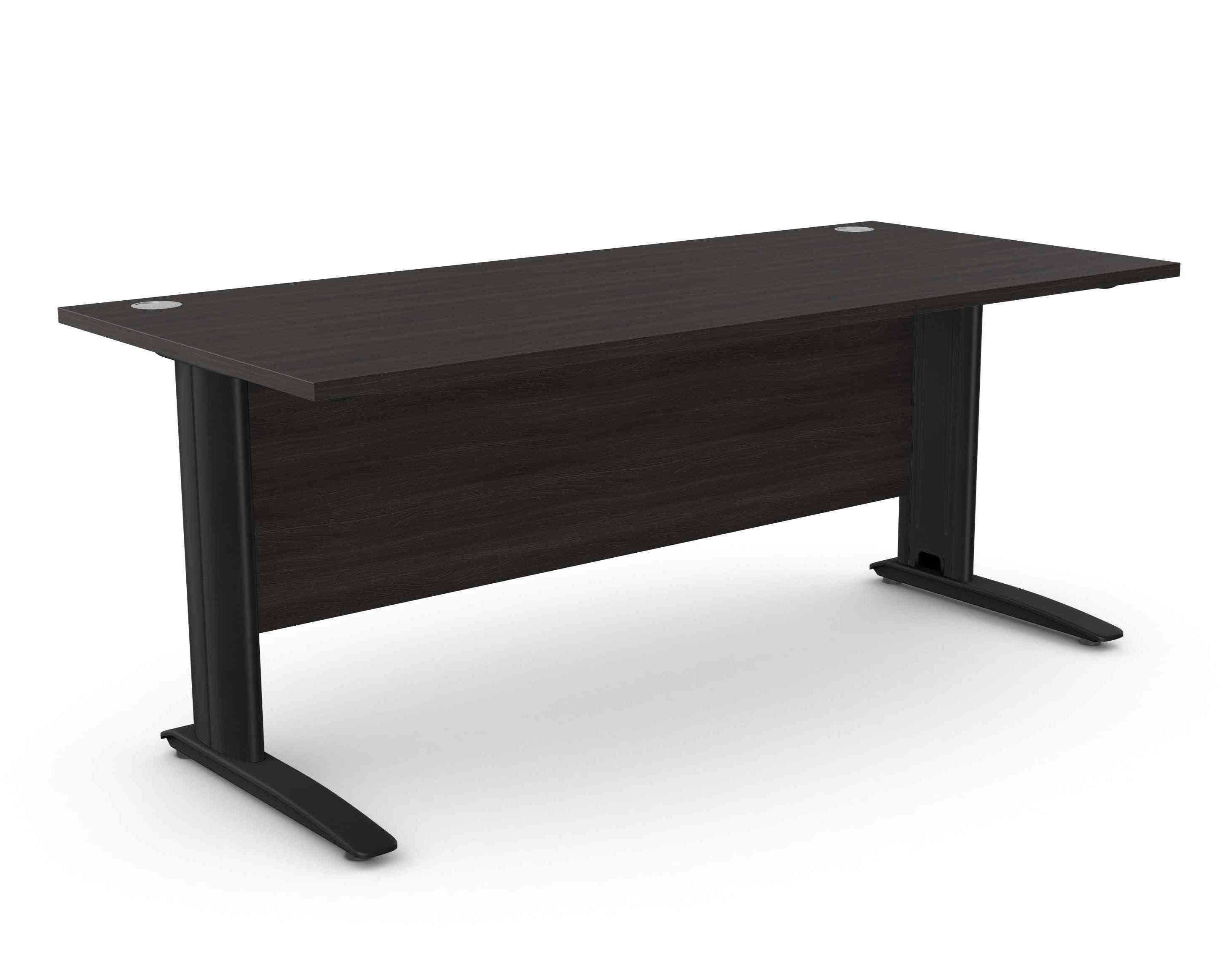 Biroja galds ARETH STANDARD, ar nosegpaneli-Ergostock